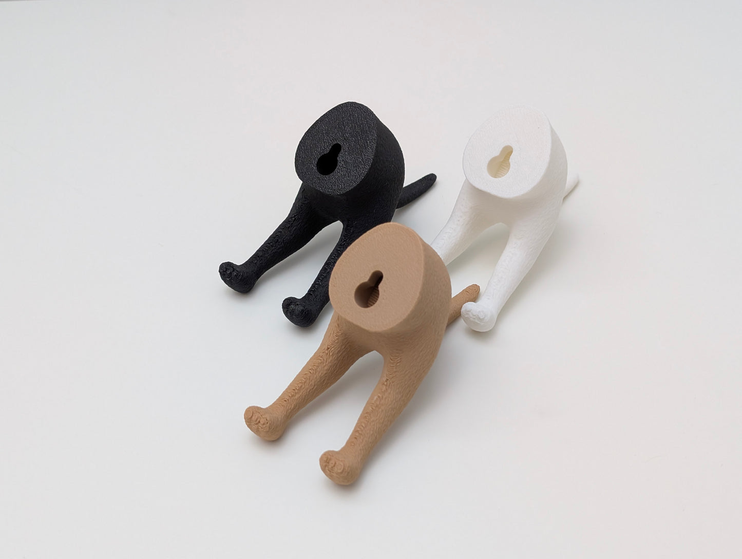 Tierisch lustiger Hunde-Hintern-Haken | Wandhaken für Hundezubehör | Einzigartiges Geschenk für Hundefans