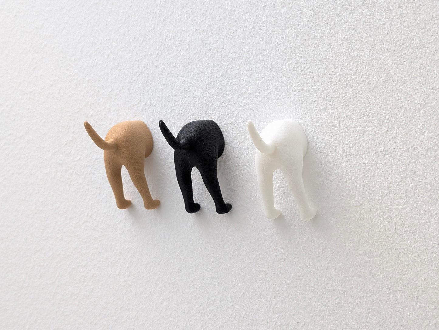 Tierisch lustiger Hunde-Hintern-Haken | Wandhaken für Hundezubehör | Einzigartiges Geschenk für Hundefans